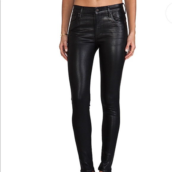 citizens of humanity rocket leatherette jeans